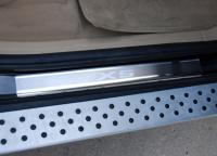 Накладки на внутренние пороги с надписью, нерж. сталь, 4 шт. Alu-Frost 08-1516 для BMW X5
