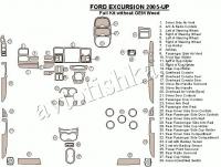 Декоративные накладки салона Ford Excursion 2005-н.в. Без заводского
