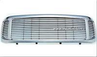Ford Excursion (00-05) решетка радиатора хромированная, горизонтальный дизайн.