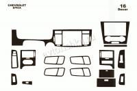Chevrolet Epica 2006-2011 декоративные накладки (отделка салона) под дерево, карбон, алюминий