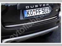 Renault Duster (2010-) накладка на кромку крышки багажника из нержавеющей стали, 1 шт.