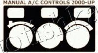 Декоративные накладки салона Toyota Camry 1999-н.в. ручной, A/C Controls, 1 элементов.