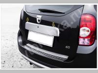 Renault Duster (2010-) накладка над номером на крышку багажника из нержавеющей стали, 1 шт.