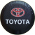 Чехол запасного колеса для внедорожников Toyota с логотипом, размер 15, 16 и 17 дюймов