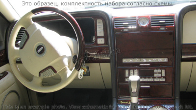 Декоративные накладки салона Lincoln Navigator 2004-2004 Optional перчаточный ящик и двери Pieces